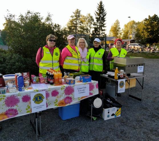 15 Leijonarieha Kokemäellä Leijonarieha järjestettiin jo 18. kerran Kokemäellä Seuratalon takana olevassa kaupungin puistossa 3.9.2019. Tapahtuman järjestäjänä toimi LC Kokemäki/Teljä.