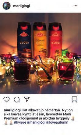 juomien valikoima: Marli