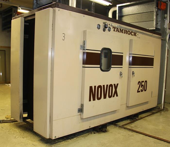 Kompressori 2 Tamrock F37 (Kuva: Janne Mäenpää 2015) Kompressori 3 on malliltaan