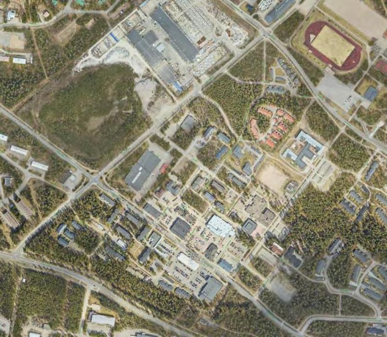 Nastolan kirkonkylän), Immilän ja Ruuhijärven kaupunginosiin. Rakokiven liikekeskus on näiden kaupunginosien alueellinen palvelukeskus.
