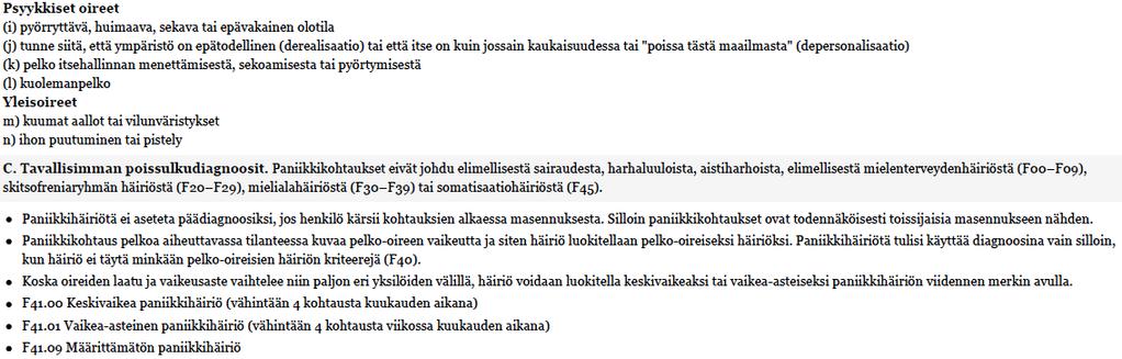 (jatkuu) Ahdistuneisuushäiriöt Käypä Hoito-suositus 7.1.