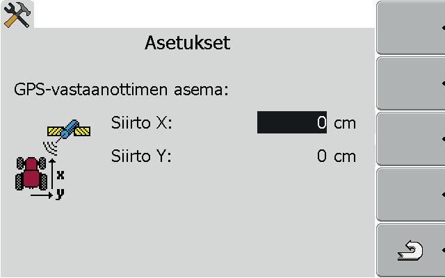 Käyttö QUANTRON-Guide Arvojen syöttö käyttöyksikköön 1. Paina valikkonäppäintä. 2. Avaa Tractor ECU. 3.
