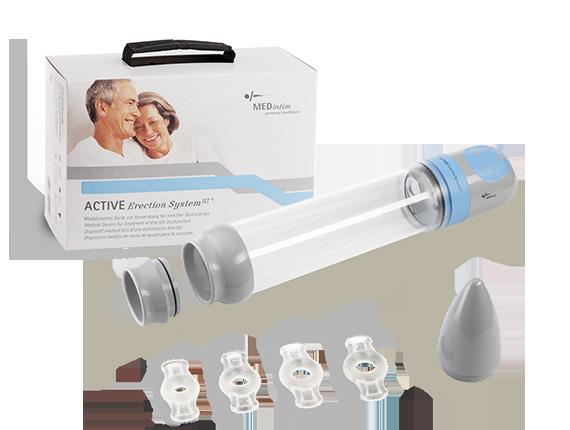 EREKTIOHÄIRIÖT Penispumppu ACTIVE Erection System Tuotetunnus: AES 01 INT ACTIVE Erection System -penispumppu on CE-merkitty
