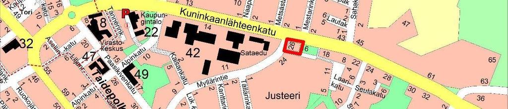 Asemakaavan muutoksella muodostuu: Kankaanpään kaupungin 9. kaupunginosan (Kärki) korttelin 731 tontti 15.