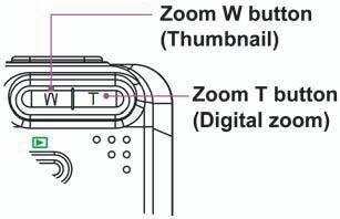 Zoomaustoiminnon käyttö Tässä kamerassa on sekä optinen että digitaalinen zoomaustoiminto, joka mahdollistaa tarkennuksen etäisiin kohteisiin tai loitontamisen laajakulmakuvia otettaessa.