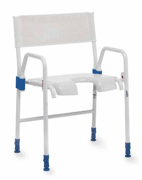 korkeussäädettävät jalat Jalkojen (FlexiFoot) kumitulpat pitävät tuolin paikallaan liukkaillakin pinnoilla ja