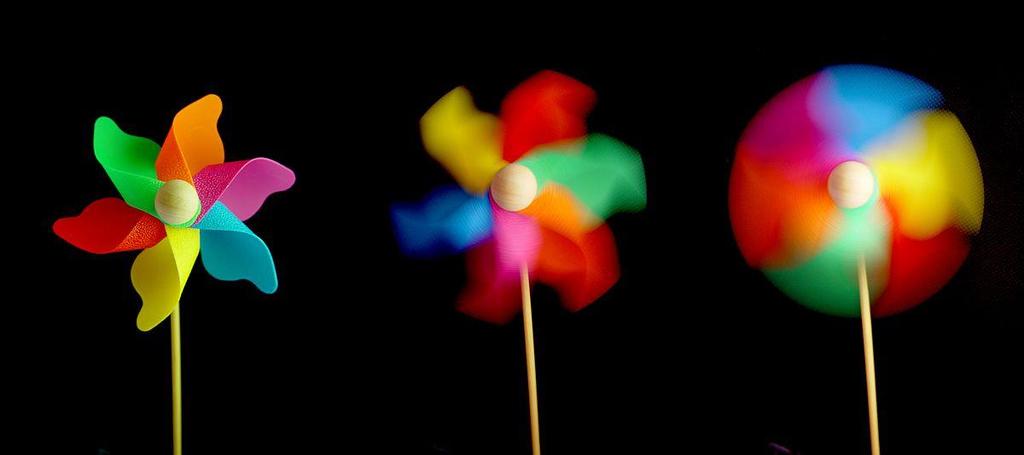 9 Figure 7: Shutter speed controlling blurring [8] Aperture diameter and shutter speed are related to each other: when the f-stop is increased by one (the aperture is smaller), the amount of the