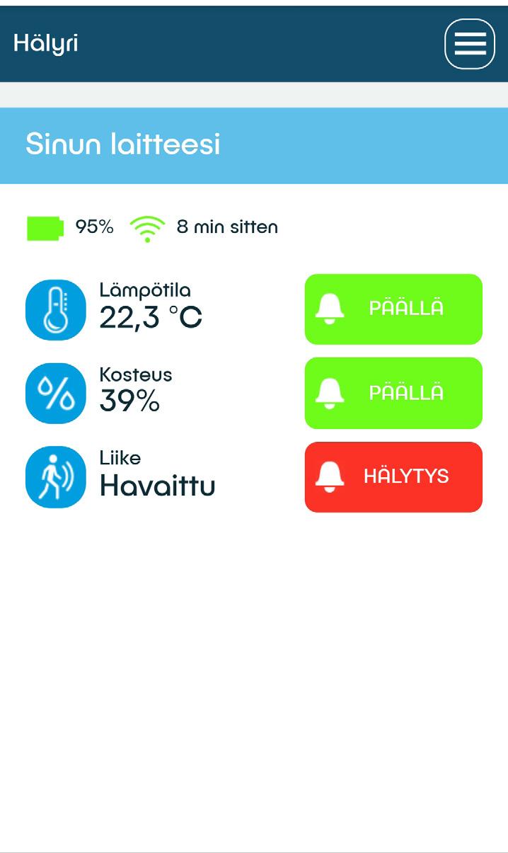 4 LAITTEEN AKTIVOINTI Laitteesi voi tarvita jopa vuorokauden aktivoituakseen. Kun laite on aktivoitunut, vihreä valo palaa ja laitteesi on käyttövalmis.