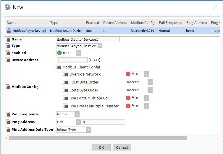 36 2(4) Kuvassa 27 näkyy Modbus -verkon asetuksien valikko. Tärkeimpiä kohtia on enabled ja Serial Port Config. Enabled asetuksesta voidaan aktivoida väylä.