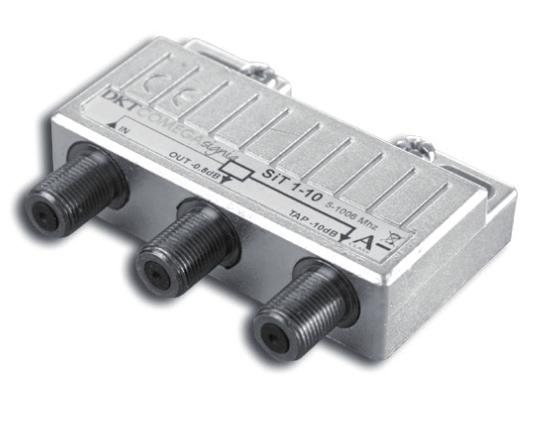1,1 db, 5-1300 MHz, Class A, IP 67 7541040 SiT 2-20 Haaroitin 2:n, TAP 20 db, läpimenov. 0,9 db, 5-1300 MHz, Class A, IP 67 7541041 SiT 2-24 Haaroitin 2:n, TAP 24 db, läpimenov.