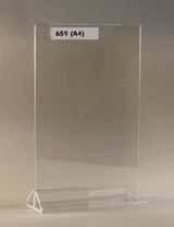 Esittelyteline, A5 ja A4 2-osainen ( ja 2-puolinen) PRO659 A4, esittelyteline 10,00 8,00 Kirjatelineet PRO660 A5, esittelyteline 7,30 5,84 Erimalliset