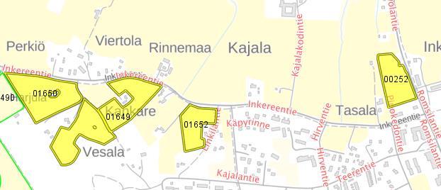 hukkakaurarekisterissä 587-01650-63 Digitoitu ala 2,94 ha Lohko ei