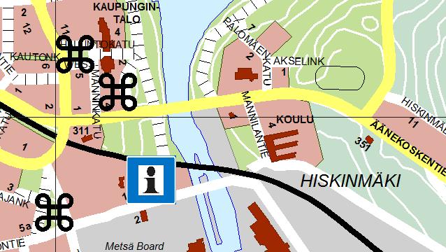 41 ÄÄNEKOSKEN HISKINMÄKI Osoite: Mannilantie, ÄÄNEKOSKI Koordinaatit: 62.6017 : 25.