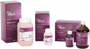 Akryylit - kylmäakryylit Paladur-kylmäakryylineste Til.nro 422197 500 ml Paladur-kylmäakryyli Väri pinkki Til.nro 422202 1000 g Palapress-kylmäakryylineste Til.