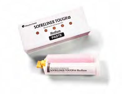 Pehmytpohjausaineet Sofreliner Tough S Kit Pistoolisekoitteinen pehmytpohjausaine väliaikaisiin