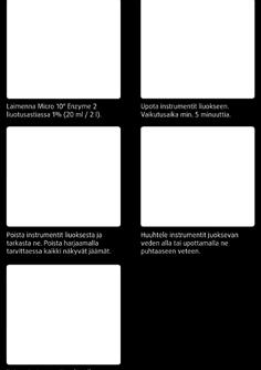 poranterille Laimennos 1% tai 2% Vaikutusaika 30 min tai 10 min Sopii ultraäänilaitteeseen