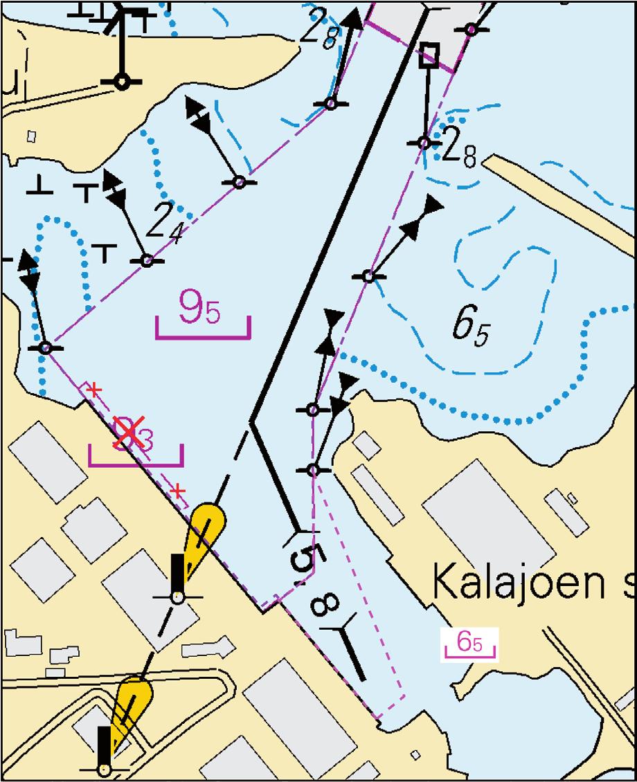 Ei merikartan mittakaavassa - Inte i sjökortets skala - Not to scale of chart (FTA, Vaasa/Vasa 2013) Tm/UfS/NtM 32, 20.11.2013 *392. 52, 117_A F/833 Suomi. Perämeri. Kokkola.