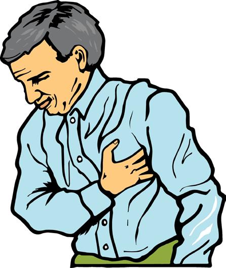 18 KUVA 2. Rintakipuinen asiakas (Kuva: Henna Hyytiäinen 2017) Sydäninfarkti tarkoittaa äkillisen hapenpuutteen aiheuttamaa sydänlihaksessa olevaa vauriota.