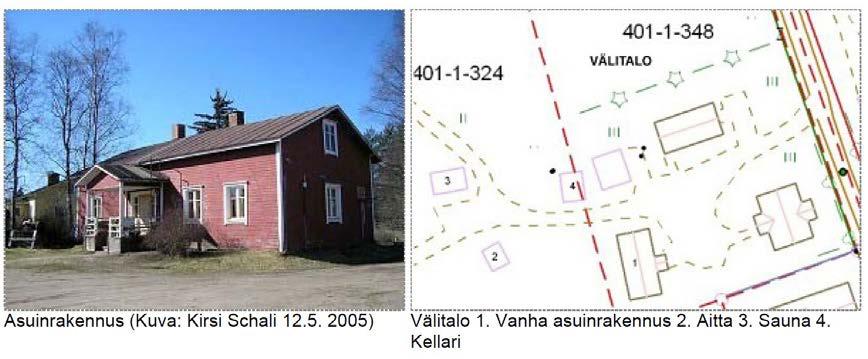 Kempeleen kulttuuriympäristöohjelman ennen 1960 rakennetut kohteet kattavassa rakennuskantainventoinnissa (kulttuurintutkijain osuuskunta Aura 2005) on