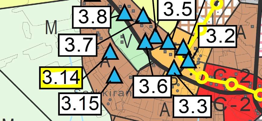 Kempeleen asemakaavan muutos 12 Kortteli 8093 tontti 6 Ote Oulun seudun yleiskaava 2020 Luonnon- ja kulttuuriympäristön sekä maiseman kannalta arvokkaat kohteet ja alueet esittävästä