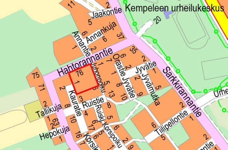 Kempeleen asemakaavan muutos 3 Kortteli 8093 tontti 6 5.4.2 Vaikutukset luontoon ja luonnonympäristöön... 27 5.4.3 Vaikutukset talouteen... 27 5.5 YMPÄRISTÖN HÄIRIÖTEKIJÄT... 27 6.