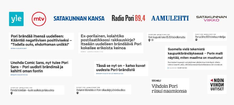 Brändiuudistus, rakkauskirje ja Eau de Pori ovat