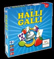 Tuote nro HALLI GALLI PARTY PELAAJAMÄÄRÄ: 2-4 IKÄSUOSITUS: 8+ Uusi Partypeli!