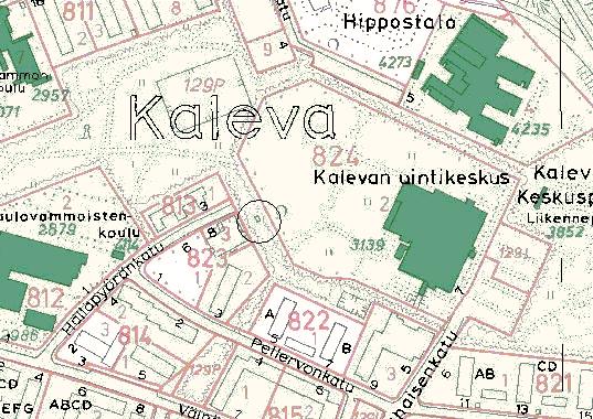 58 KUVALIITE 5 KALEVAN MITTAUSASEMA Aseman nimi: Kaleva Osoite: Hälläpyöränkatu