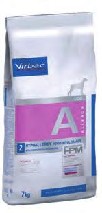 HYPOALLERGY DOG A2 HYDROLISOITU LOHIPROTEIINI A2 Täysruoka koiralle, jolla on ruoka-aineallergia tai -yliherkkyys (iho- ja /tai suolisto-oireet). Eliminaatiodieetin toteutukseen.