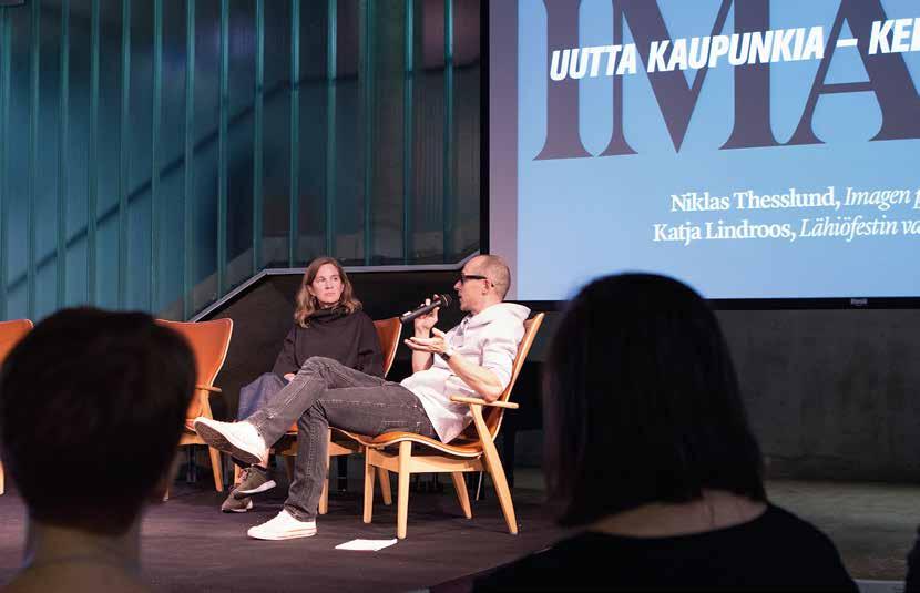 WeeGee -tapahtumassa kaupungin kehittämisestä.