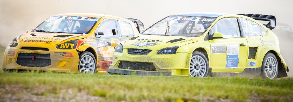 Rallicross- SM sarjaan ilmoittautuneet SuperCar Autokrossi 7 Iivari Niemi JaMoKe/UA Skoda Fabia 2 Rajala Joni-Pekka NoorUA/MK Datsun Finn 8 Mikko Malinen K-KUA Volkswagen up!