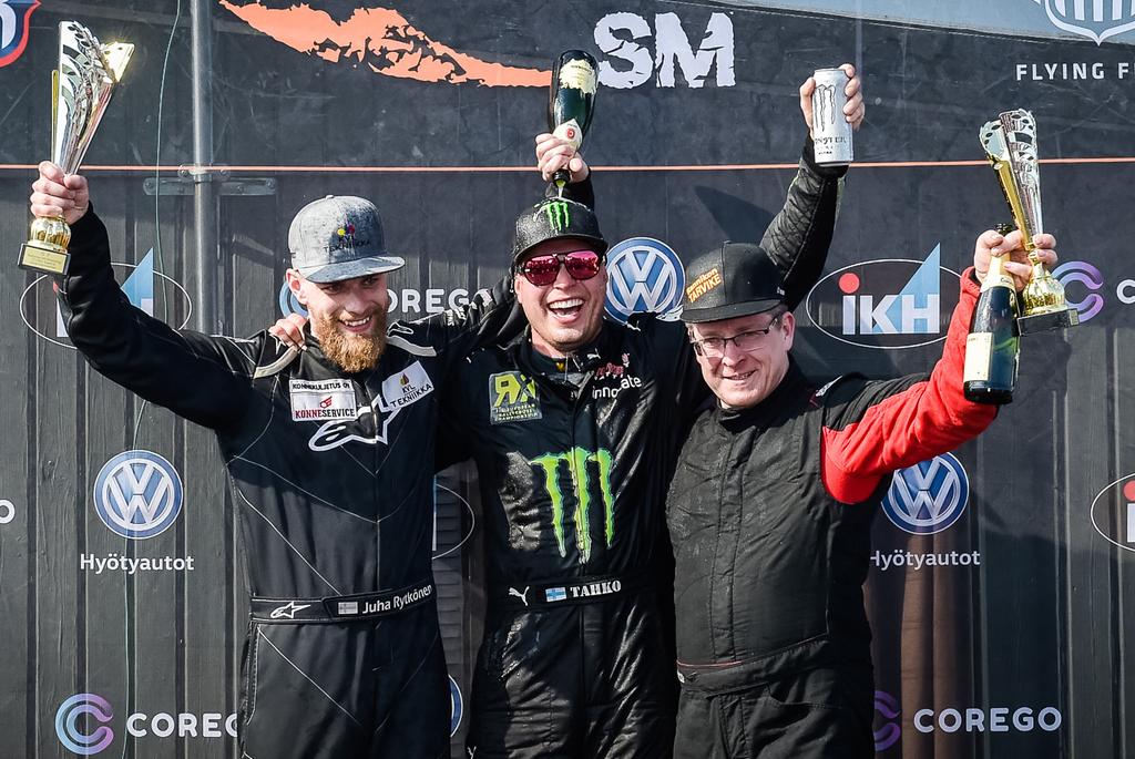 SM-pisteet 2019 SuperCar 1. Juha Rytkönen KonnMK/UA Fiesta 77 2. Joni-Pekka Rajala NoorUA/MK Mitsubishi Mirage 68 3. Riku Tahko PoSUA Mini John Cooper Works WRC 67 4.