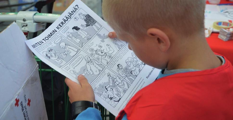 Perehdytetään kerääjät hyvin Ira Kantelinen Kerääjien ohjeistamiseksi löydät RedNetistä lyhyen videon, sarjakuvan sekä tulostettavan A4-ohjeen.