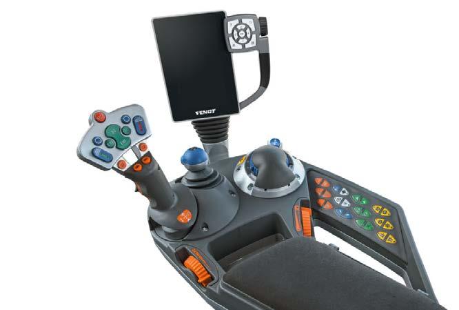 FENDT-TOIMINTAKONSEPTI Fendt 700 Vario Power/PowerPlus. Fendt 700 Vario Profi/ProfiPlus. Nelisuuntainen monitoimiohjaussauva, jossa lisäpainikkeet 3. ja 4.