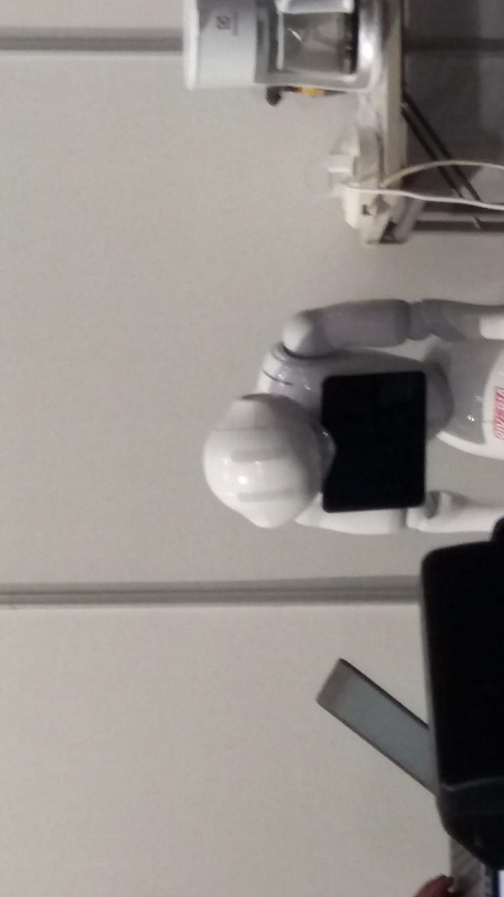 Humanoidirobotti Pepper Tavoitteena oli tutustua humanoidirobottiin, joka olisi vastannut tyypillisiin alaa koskeviin kysymyksiin