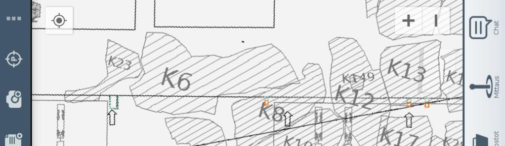 37 Infrakit -ohjelmisto Ohjelmisto toimii internet selaimessa sekä laitteissa, joissa on android käyttöjärjestelmä. Ohjelmaan voi viedä CAD -pohjaisia.dwg ja.dxf taustakarttoja.