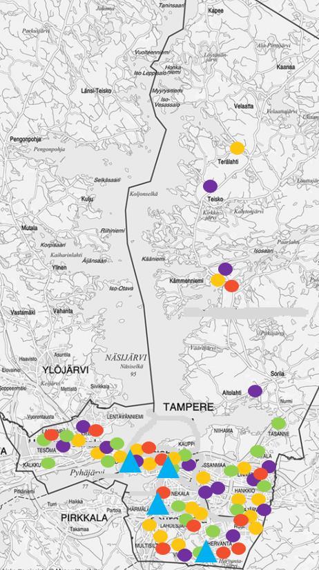 Pirkanmaan kohtaamispaikat Perhekeskuksen kohtaamispaikan kriteerit 1. Johtaminen; osana perhekeskuksen palveluverkostoa 2.