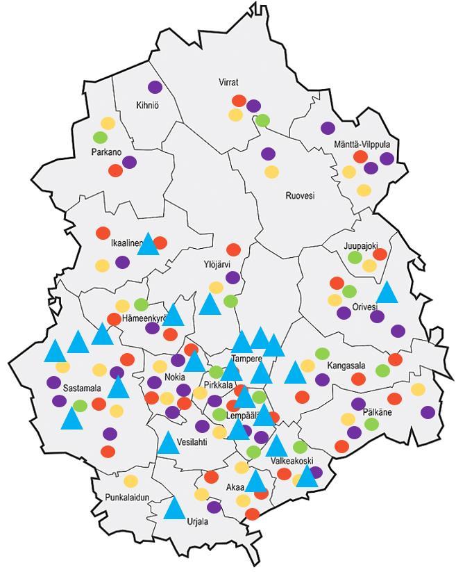 Koordinaatio; ammatillisesti koordinoitua; sitä arvioidaan ja kerätään palautetta säännöllisesti -> asiakaspalaute ohjaa toiminnan suunnittelua 5.