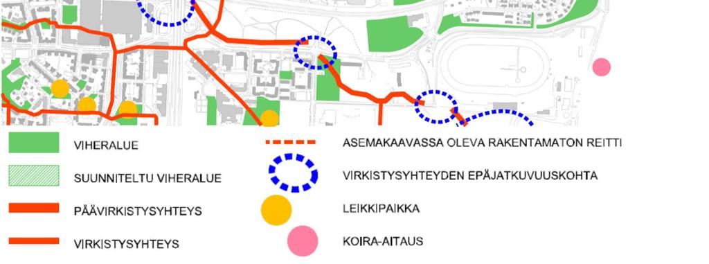 lintukosteikko, jonne matkaa tulee noin 1,6 km. Liikenne Ajoneuvoliikenne Suunnittelualueeseen kuuluvalta määräalalta on ajoyhteys Armas Launiksen kadulle, joka on päättyvä tonttikatu.