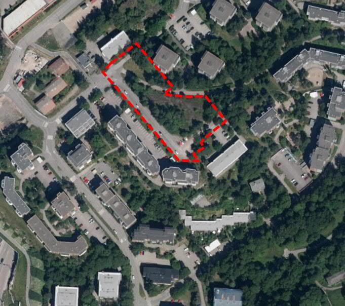 9 (27) Avokallioinen, matalan kasvillisuuden peittämä määräala on toistaiseksi rakentamaton.
