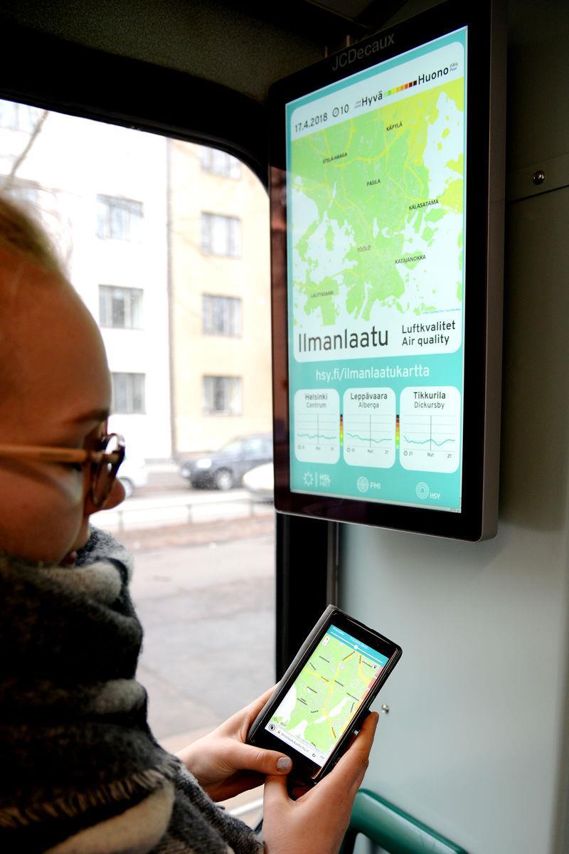 Pajukallio Seudun asukkaista ilmanlaatukartan on nähnyt ratikassa 33% ja