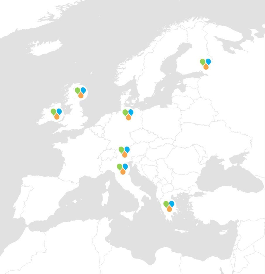 OPERANDUMin luontolabrojen sijainti Puruvesi, Suomi Catterline, Skotlanti Dodderjoki, Dublin, Irlanti UNESCO