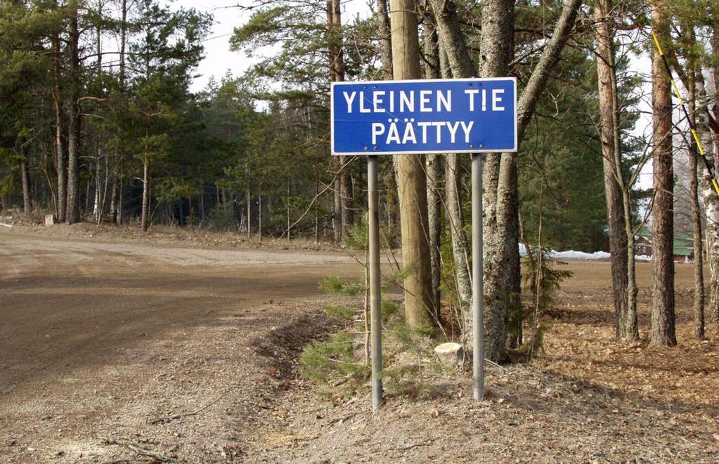 Yksityistielaki on tärkeä monelle Yksityisteitä Suomessa yhteensä n. 360 000 km Pysyvän asutuksen käytössä olevia teitä noin 90 000 km n. 500 000 vakituista asukasta Kesämökkejä n.