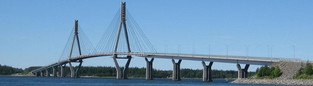 Ulkomaanoppeja: siltarakentaminen Kiinteän yhteyden rakentaminen rahoitetaan käyttömaksuilla (Norja) Valtio lainaa sillan/tunnelin rakentamiseen tarvittavan summan