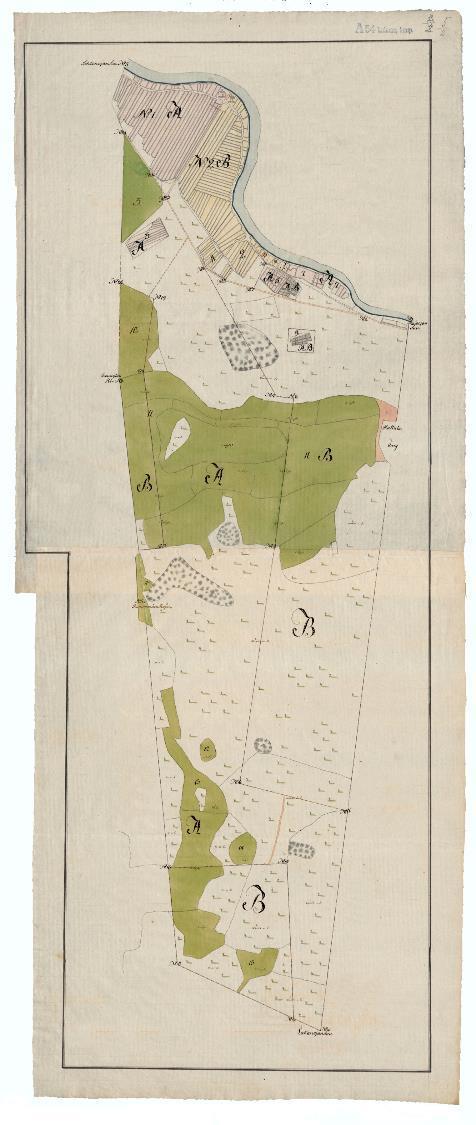 Johten ojansuu Haka Haka Suoniityn polvi Sininniitty Kuhlon mäen syrjä Kuhlonmäenraja Suoniitt y Pirjen perko Rajanojan sivu/suu 1730-luvun lopulla tilanne metsävarojen suhteen muuttunut: ne olivat