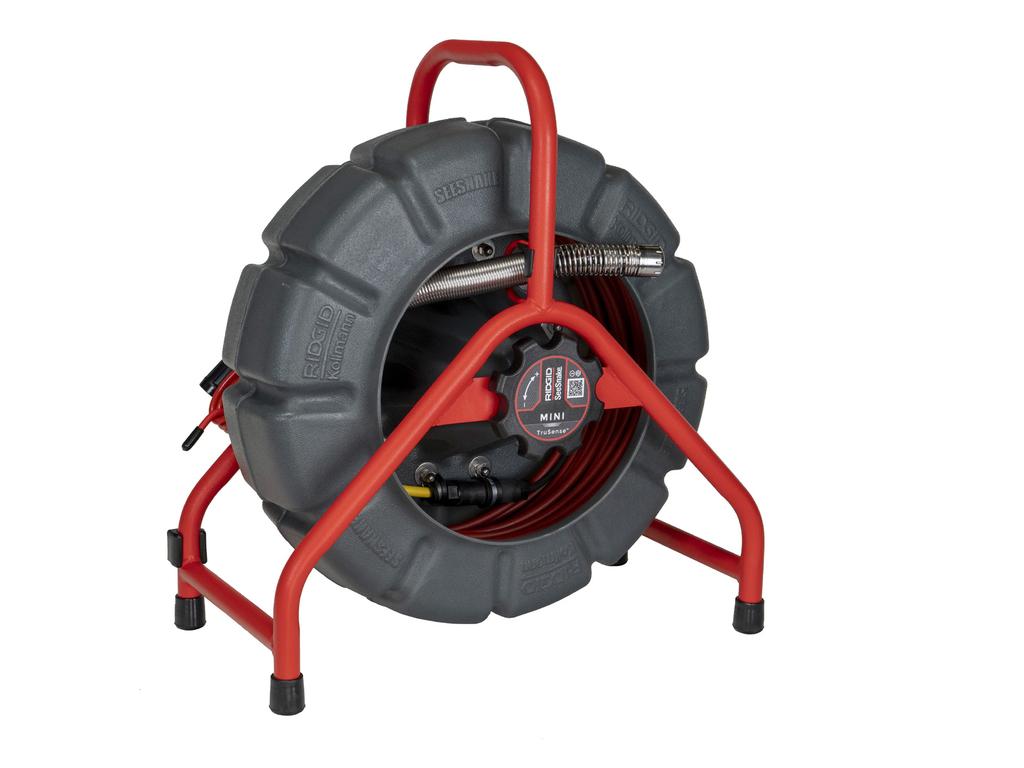 See Snake Mini -yleiskatsaus Kuvaus RIDGID SeeSnake Mini on SeeSnaken ensiluokkaisten diagnostiikkajärjestelmien tuoteperheen kannettava kamerakela.