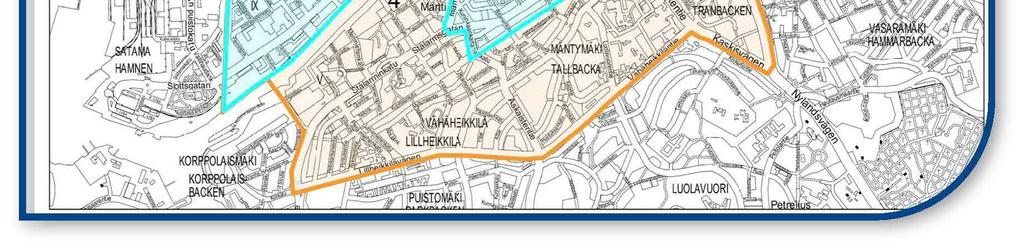 Pysäköinnin vyöhykkeet Pysäköintipaikkojen määrä Yllä olevan kuvan alueella 1 on pysäköintipaikkoja kadulla, tonteilla ja laitoksissa yhteensä noin 8 060 kpl ja alueilla 1 ja 2 yhteensä noin 17 090