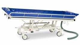 Istuin ja selkäosa ovat pehmeää uretaania, jossa on liukumista estävä pinnoite. Hydraulinen korkeussäätö (52-87cm) toimii jalkapolkimella.
