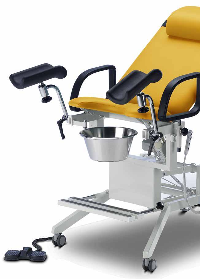 Gynekologinen tutkimustuoli Afia 4060 Monipuoliset ja helppokäyttöiset säädöt Afia 4060 on helppokäyttöinen tutkimustuoli erityisesti gynekologisiin ja urologisiin toimenpiteisiin.