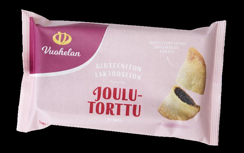 Makeat Joulutorttu 200 g (5 x 40 g) Puolikuun mallinen jouluherkku jokaiseen makuun. Saatavilla 31.12.